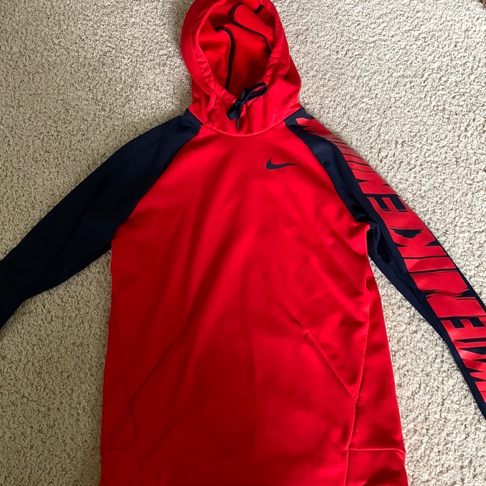 Mens Small Nike Dri Fit Hooded Sweatshirt